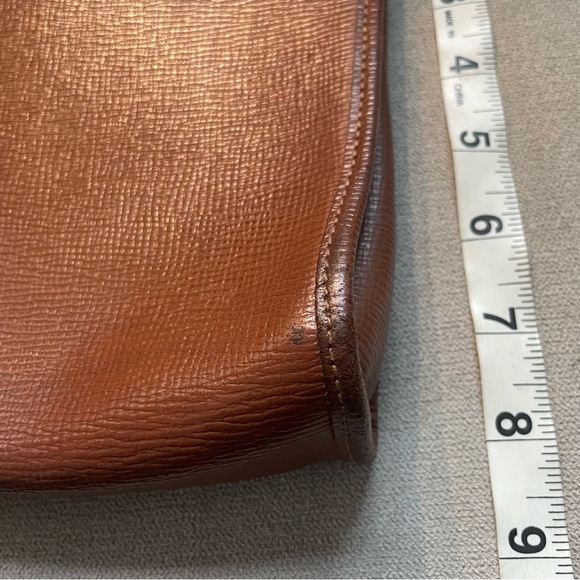 💯 CELINE Vintage Brown Leather Clutch - Picture 15 of 16